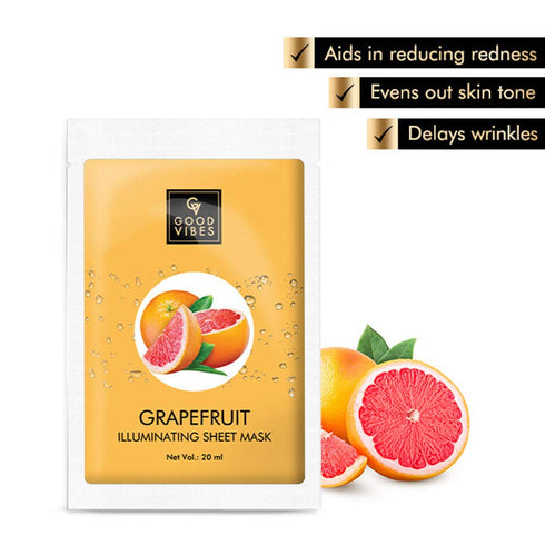 Good Vibes Grapefruit Illuminating Sheet Mask