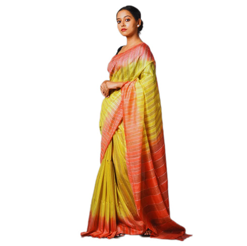 Vasthrlay Green Bhagalpuri Saree