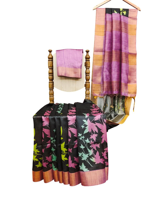 Vasthrlay Saree Extraordinary Kalamkari Floral Print