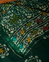 Vasthrlay Womens Printed Unstitched Green Saree