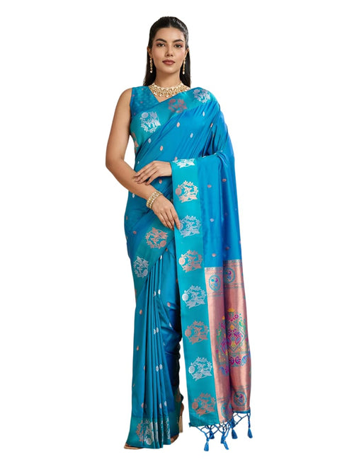 Vasthrlay Banarasi Jacquard Paithani