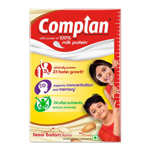 Complan Nutrition Drink Powder for Children Kesar Badam Flavour