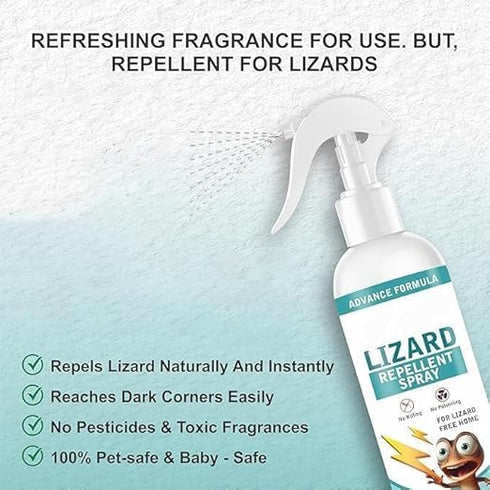 Natural Lizard Repellent Spray for Home Plant-Based