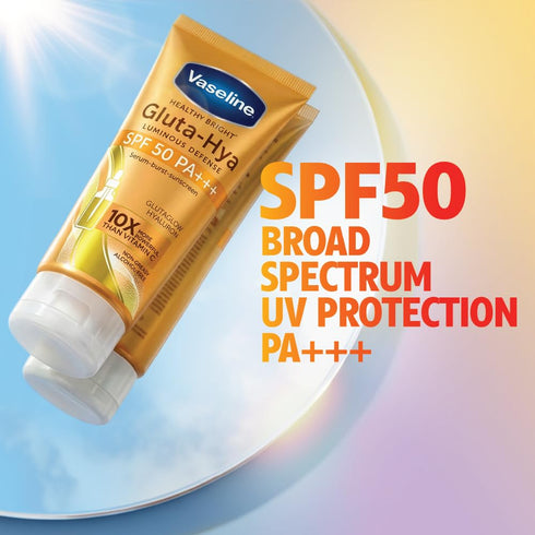 Vaseline Gluta Hya Antioxidant SPF 50 PA+++ Sunscreen for Face & Body