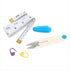52 Piece Crochet Hook Set, 16 Sizes 0.6mm-8mm (L), Ergonomic Soft Plastic Handle