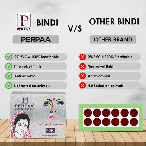 PERPAA Sticker Kumkum Bindi