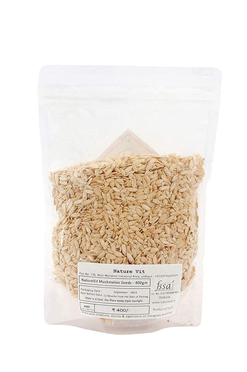NatureVit Muskmelon Seeds Premium Kharbooj Magaj for Nutrition & Culinary Use