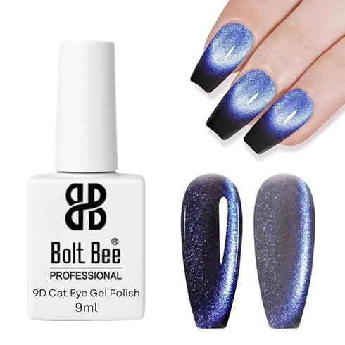 Bolt Bee 9D Cat Eye Gel Nail Polish Magnetic Soak Off UV/LED Gel