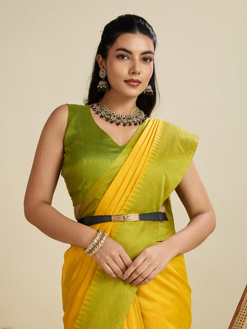 Vasthrlay Traditional Contrast Weaving