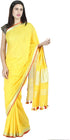 Vasthrlay Handloom Summer Contrast Vibrant Green