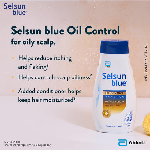 Selsun Blue Oil Control Anti Dandruff Shampoo