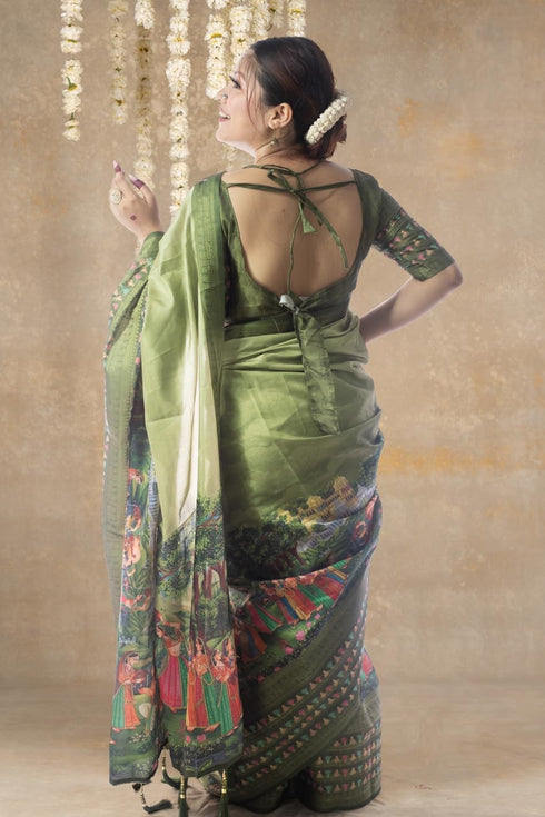 Vasthrlay Fashion Cotton Printed Ethnic Wear