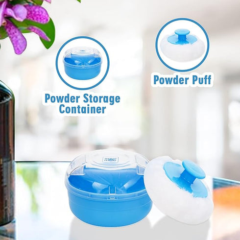 Mee Mee Soft Feel Powder Puff with Box Holder