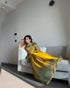 VasthrlayBoarder Unstitched Chhaava Mustardddd Mustard Free Ethnic Wear