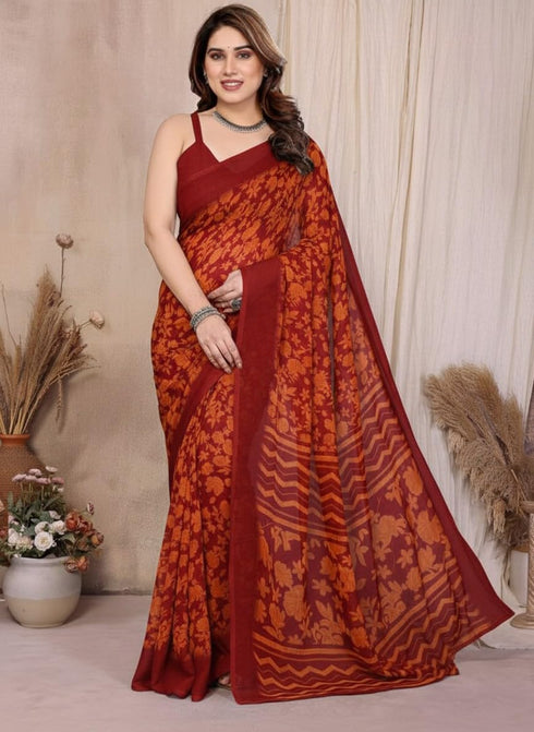 Vasthrlay Georgette Traditional Ethinic Az Ys Vaidika Ethnic Wear