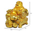 HC VILLA Feng Shui Laughing Buddha Happy Man for Happiness and Money Wealth Sitting on Chair