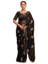 Vasthrlay Georgette Printed Dark Saree
