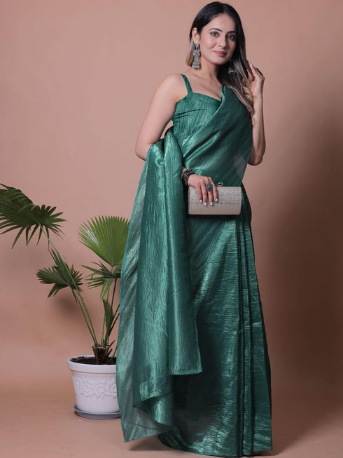Vasthrlay Lavender Unstitched Saree
