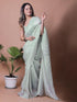 Vasthrlay Lavender Unstitched Saree