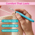 Crochet Starter Kit 58 Pieces with Storage Case Hooks Yarn Bundle Knitting Tools DIY