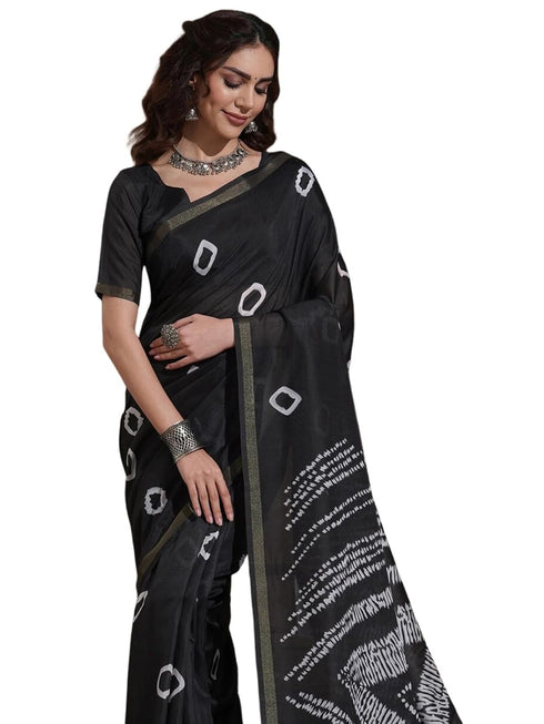 Vasthrlay Weaving Printed Unstitched Dusty Pink Saree