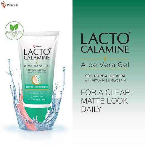 Lacto Calamine Aloe Vera Gel for Face