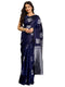 Vasthrlay Weaving Tassels Grey Saree