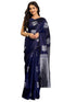 Vasthrlay Weaving Tassels Grey Saree