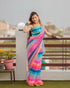 Vasthrlay Georgette Sequence Unstitched Multicolour Free Ethnic Wear