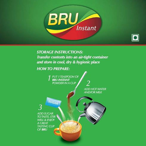 Bru Instant Coffee Robusta Arabica Blend 100g