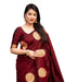 Vasthrlay Banarasi Kanjivaram Kanchipuram Kerigola Saree With Blouse Piece
