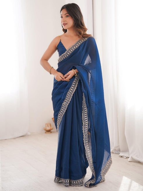 Vasthrlay Embroidered Unstitched Kr Ethnic Wear