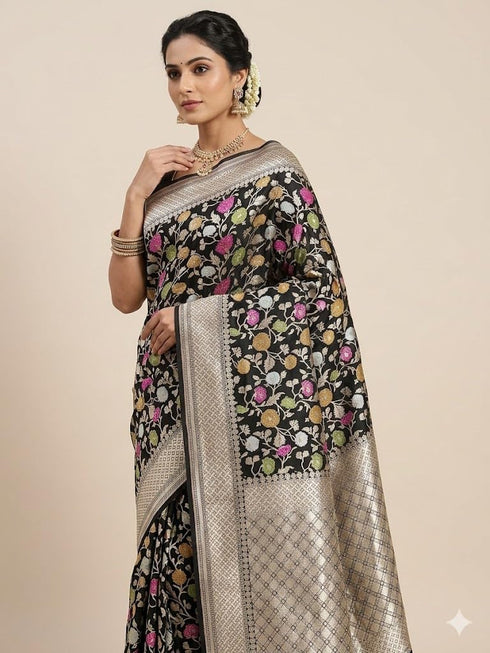 Vasthrlay Meenakari Banarasi Multicolour