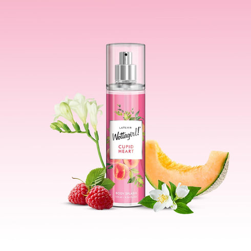 Layer'r Wottagirl Cupid Heart & Currant Crush Body Splash Combo For Women (Pack Of 2)