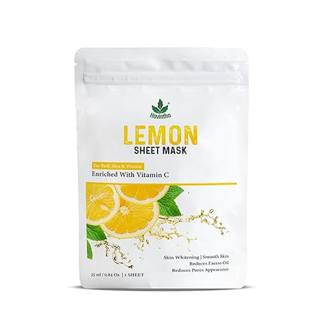 Havintha - Lemon Face Sheet Mask for Glowing Skin