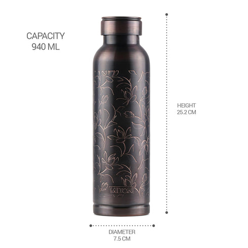 Copper Swasth Water Bottle, 940 ml