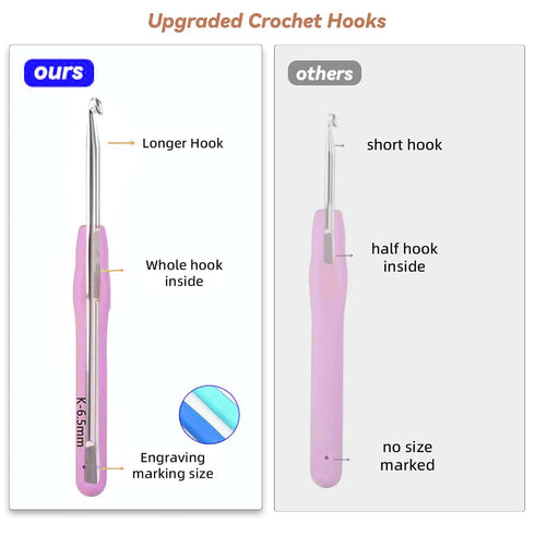 Crochet Hook Set and Knitting Needles