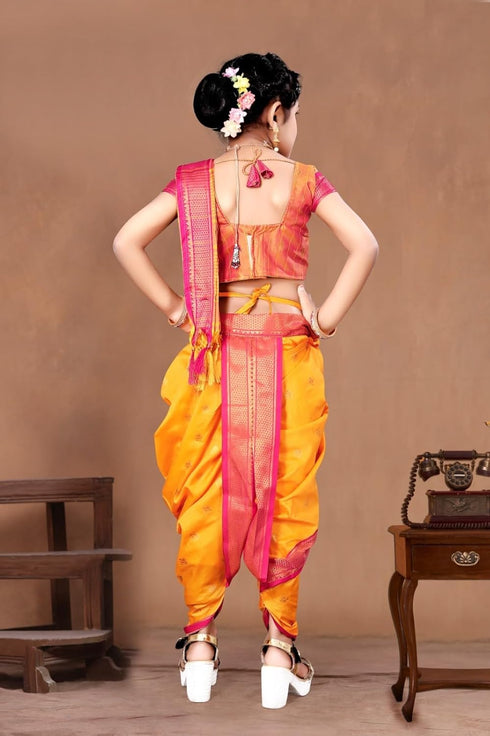 Vasthrlay Paithani Maharashtrian Contrast Traditional