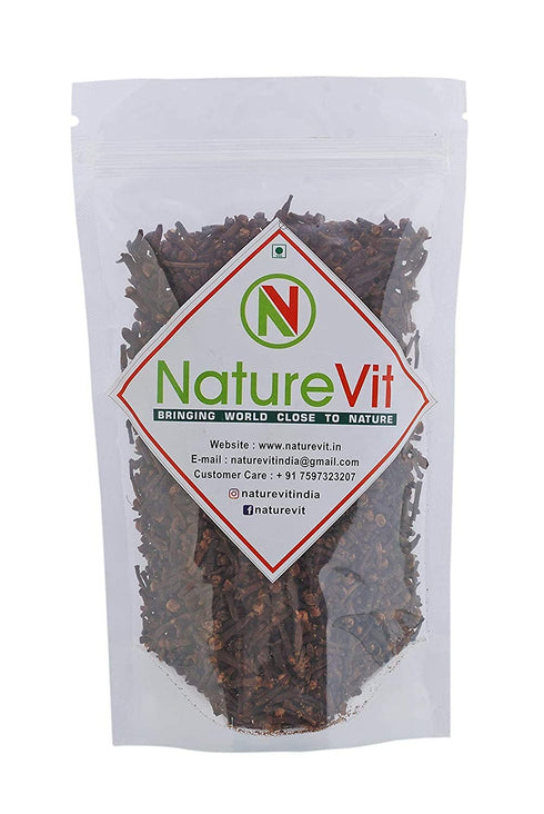 NatureVit Whole Cloves Premium Laung Sev for Culinary & Health Benefits