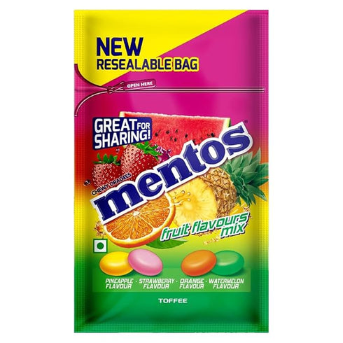 Mentos Rainbow Chewy Dragees Pouch
