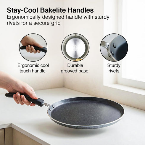 Prestige Omega Select Plus Aluminium Non-Stick Omni Tawa
