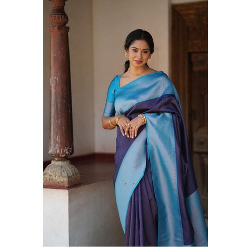 Vasthrlay Banarasi Border Saree