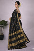 Vasthrlay Traditional Matching Unstitched Orangeblack