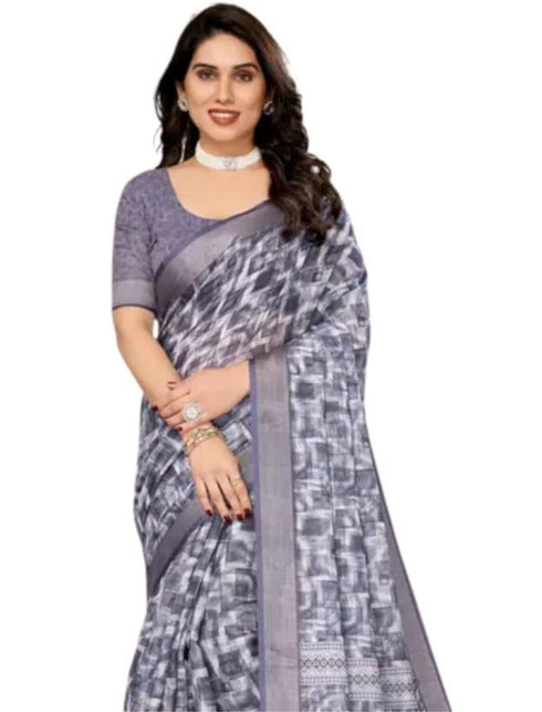 Vasthrlay Banarasi Traditional Unstitched Saree