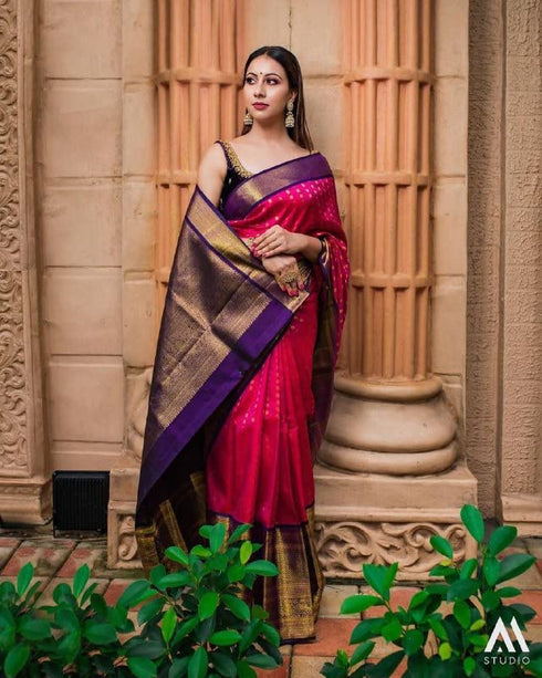 Vasthrlay Kanjivaram Designer Saree