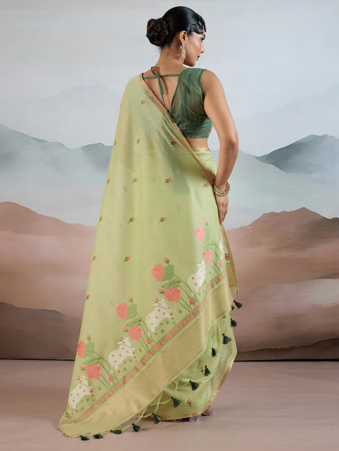 Vasthrlay Botanical Printed Unstitched Rj Ethnic Wear