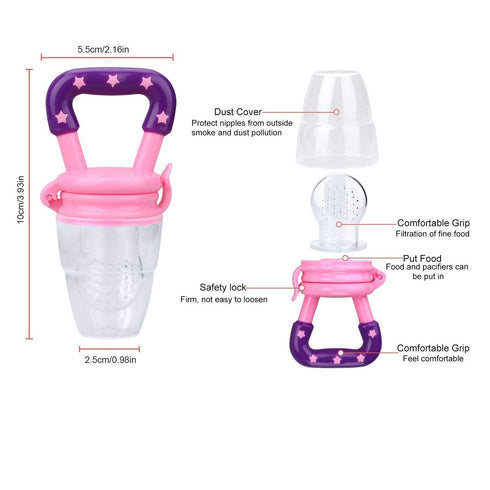 Babybee Silicone Fruit Nibbler For Baby 6-12 Months