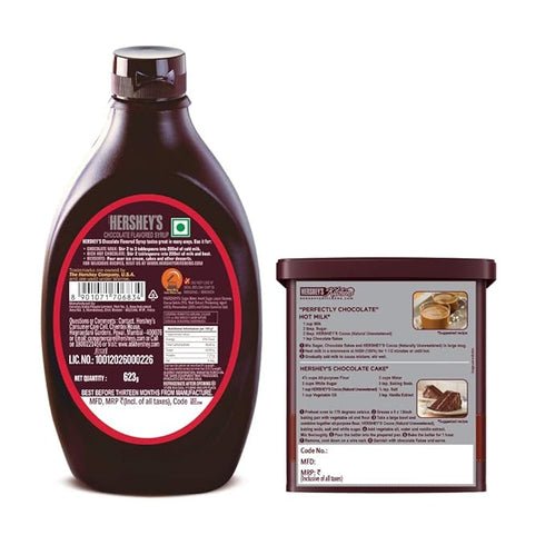 Hershey's Cocoa Powder and Chocolate Syrup Combo