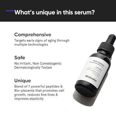 Minimalist Multi Peptide Night Face Serum
