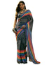 Vasthrlay Printed White Saree